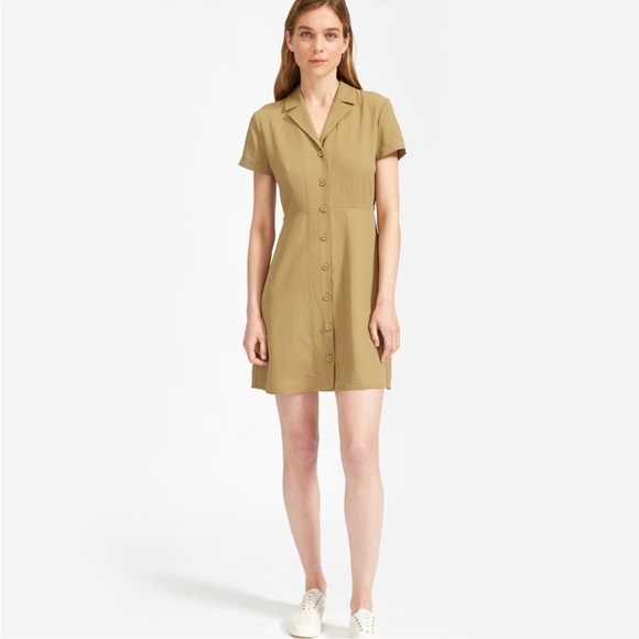 Everlane Tan Mini Dress - Picture 1 of 10